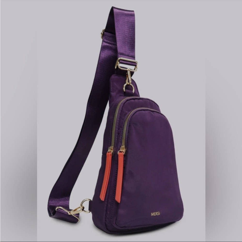 MERSI CROSSBODY BAG IN PLUM